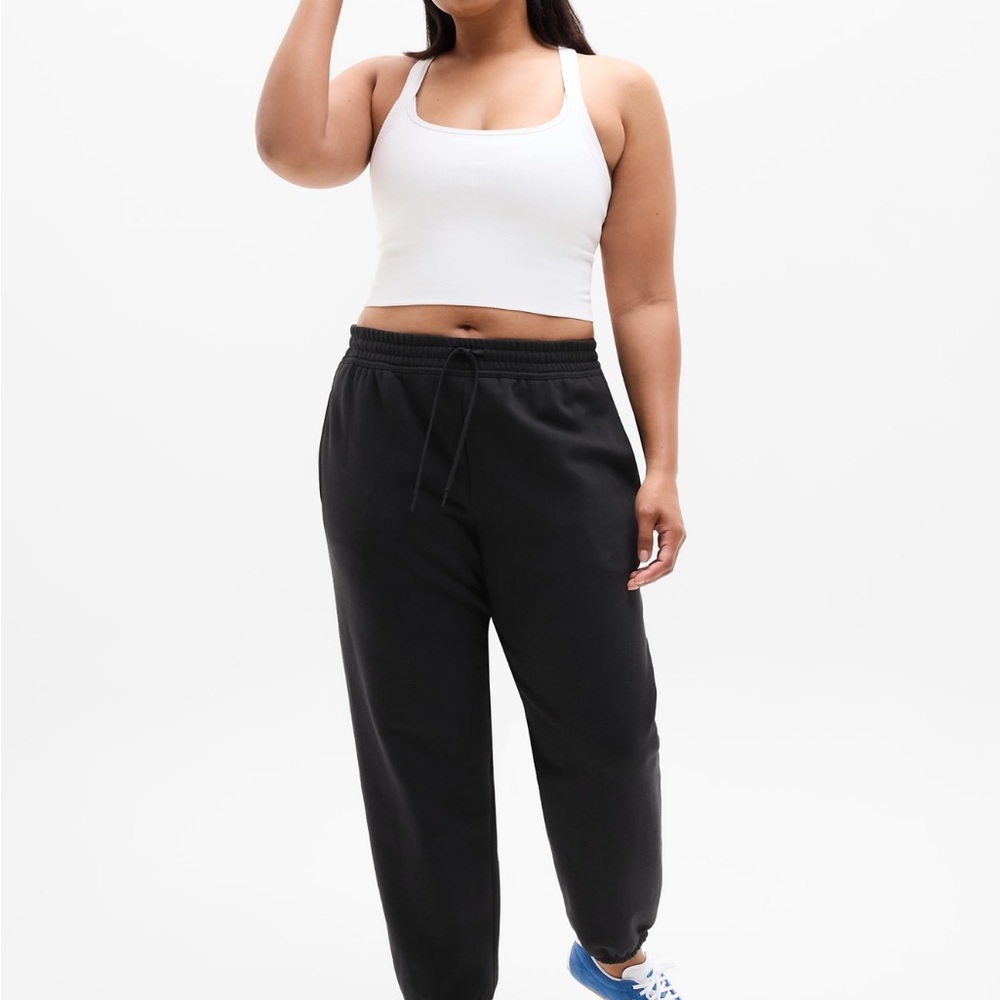 NWT Athleta Black Easy Fleece forever fleece  Jogger, sweatpant  small S 575914 - Picture 7 of 10